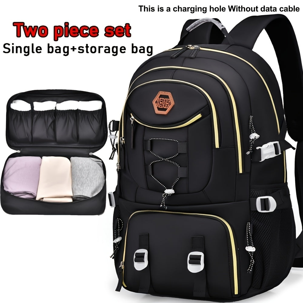 WEIXIER New Multifunctional Men's Fashion Backpack for Short Trips, Business Travel Bag with Multiple Pockets and Large Capacity, Laptop-Friendly, Stylish Casual Shoulder Bag, Commuter Bag, Overnight Stay Bag, Perfect for Stu