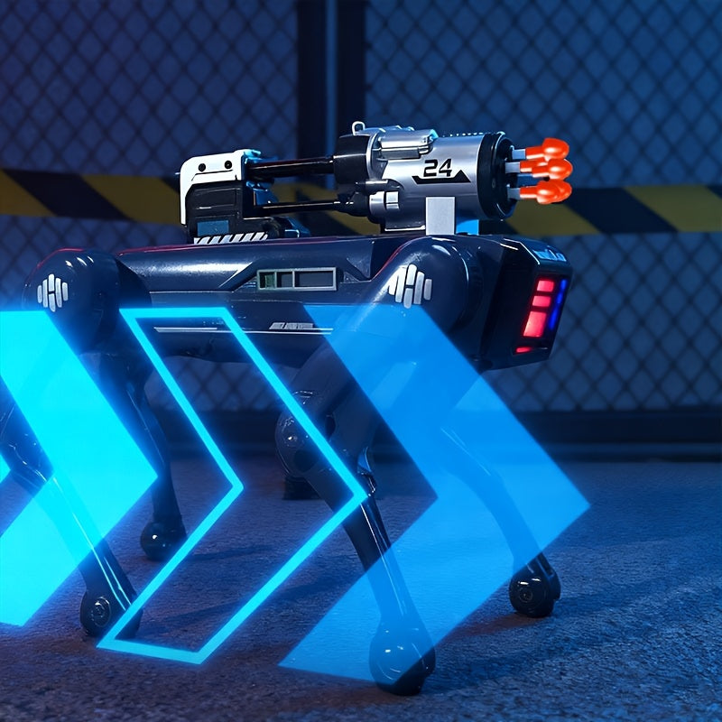 AI Robot Dog, Multi-Functional Robot Dog, 12 Voice Commands, Application Control, USB Charging, Perfect Holiday Gift and Prize, Fashionable Future Design, High-tech Gadget, Robot Toy