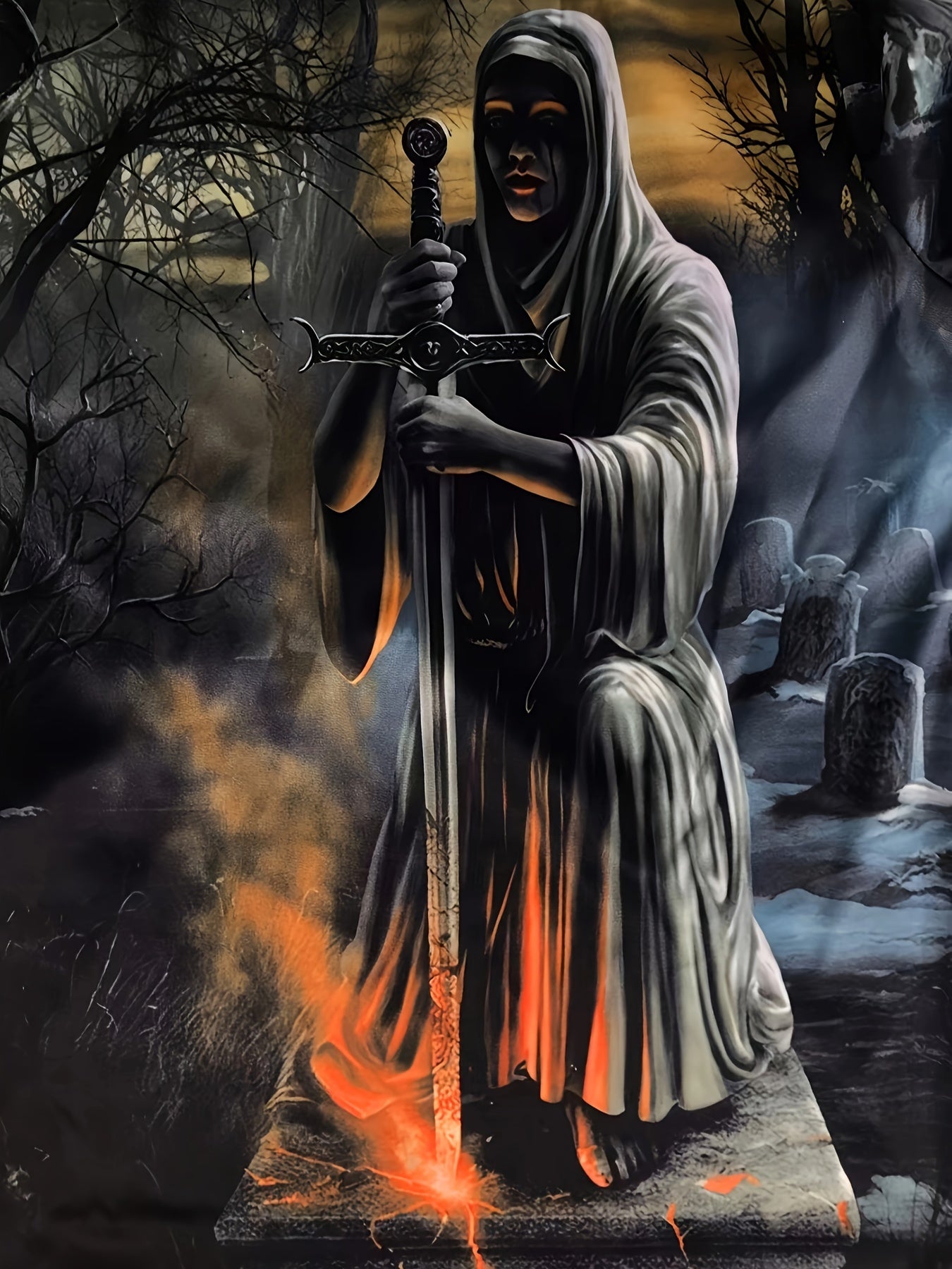 Men's Vintage Casual Long Sleeve Crew Neck Henry Shirt, Polyester, Geometric Pattern, Regular Fit, Knit Fabric, Drawstring, Autumn/Winter Season, Men's Fashion Top