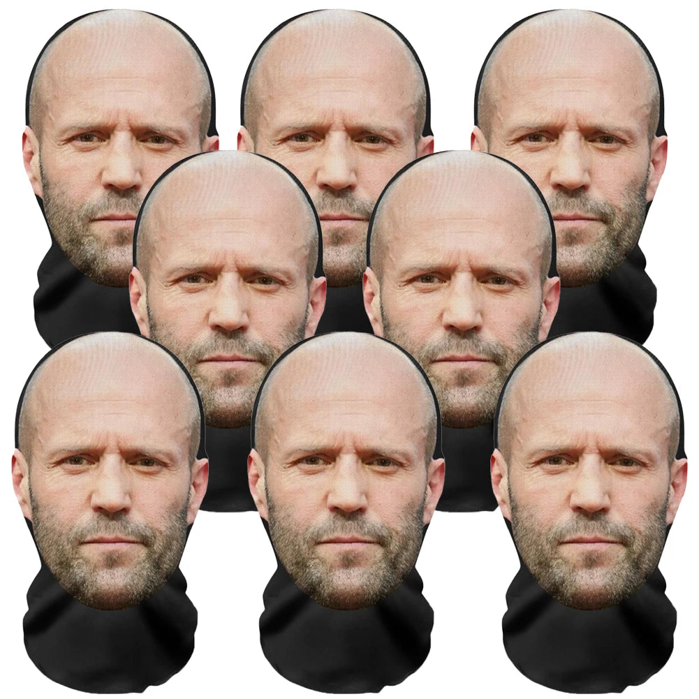 2025 New 3D Printed Mask Elastic Mesh Cosplay Headwear Hip Hop Fashion Full Face Mask For Men Women Balaclava Hood Hat Headgear