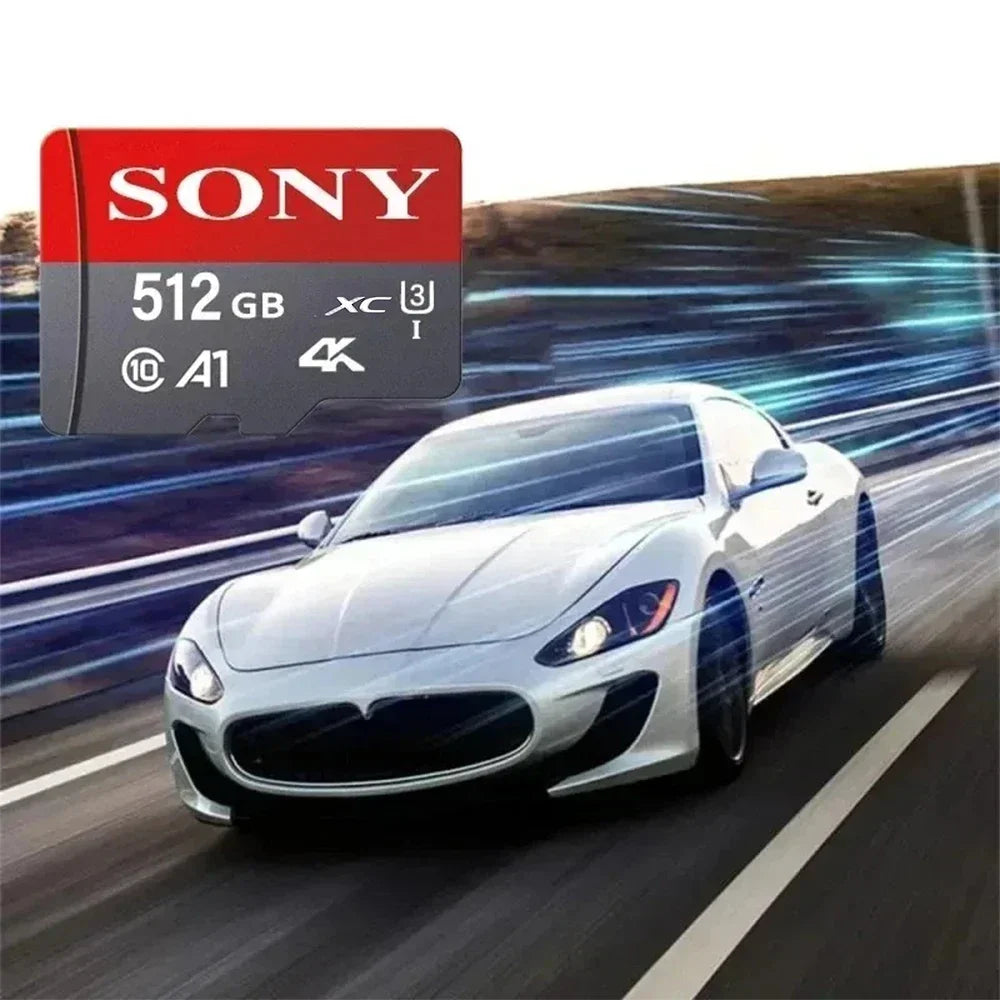 Sony Memory Card 1TB 512GB Micro SD TF 256GB 128GB U1 A1 Micro SD 64GB 100Mb Reading Speed Class 10 Flash Micro Card for Phone