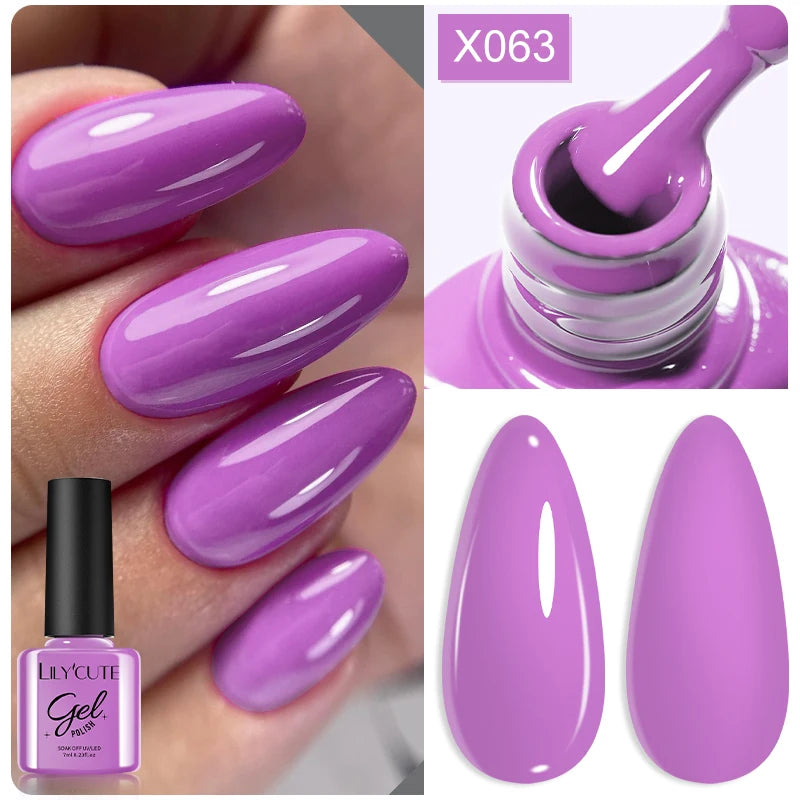 LILYCUTE 5ML Champagne Gold Reflective Glitter Liner Gel Nail Polish Bright Sparkling French Semi Permanent Nail Painting UV Gel