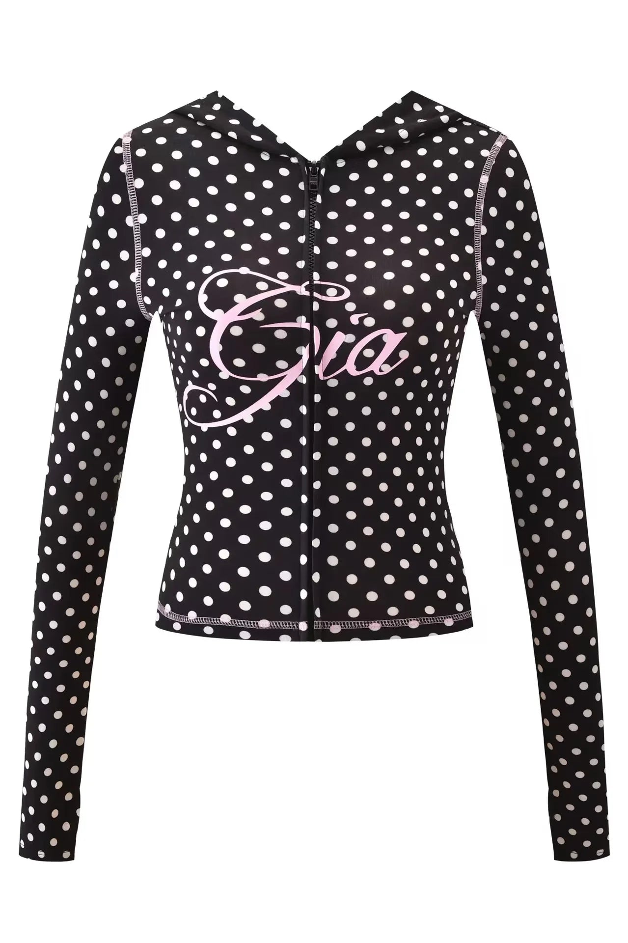 new shoulder letter printed open thread design slim fit hooded zipper short jacket shorts set