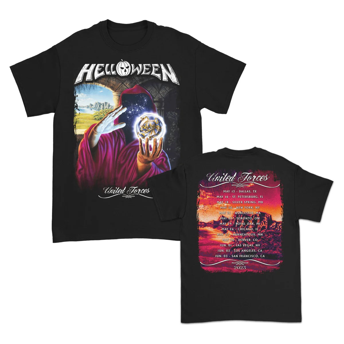 2025 Classic Rock Helloween T-shirts Male 3D Print Men Women Hip Hop Trend Short Sleeve Tshirt Street Loose Casual Oversized Top