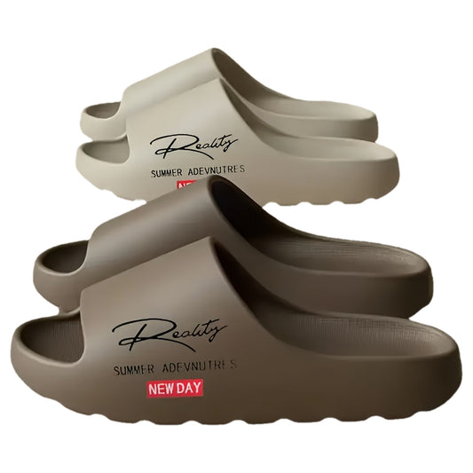 EVA Slip-On Sports Slippers - Indoor/Outdoor, with Arch Support and Cushioned Insole, Comfortable Casual Slides for Gym, Beach, Home Use - All-Season Fashionable Multi-Purpose Lightweight Durable EVA Material, Men'S Indoor Sl