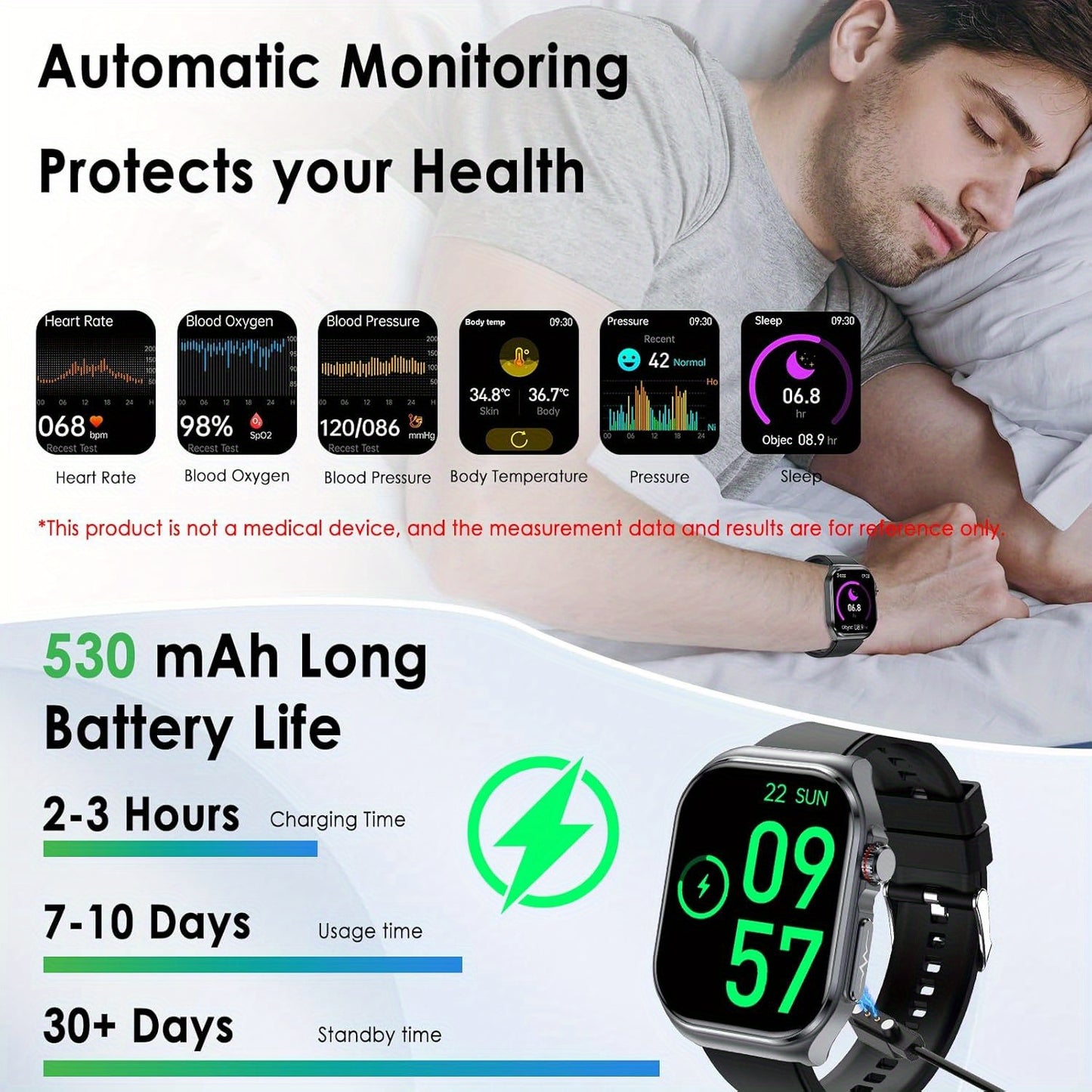 2025 New Smartwatch: 5.18cm AMOLED Large Display, 530mAh Long-Last Battery, BT 5.3 Call, Multi-Sport Modes, Voice Assistant, SOS, Menstrual Tracking, Weather Forecast, Fitness Tracker Watch for Android & IOS, Best Gift for Fa