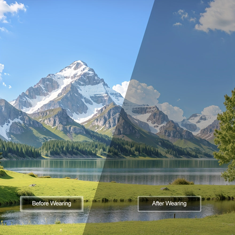 KALIYADI New Men's Birthday Gift Choice Classic Fashion Men's Polarized with Eyewear Case and Cloth Suitable for Traveling St. Patrick's Day Mardi Gras Easter Christmas, Eyewear, Gear, Trendy Eyewear, Stylish Shades, Durable