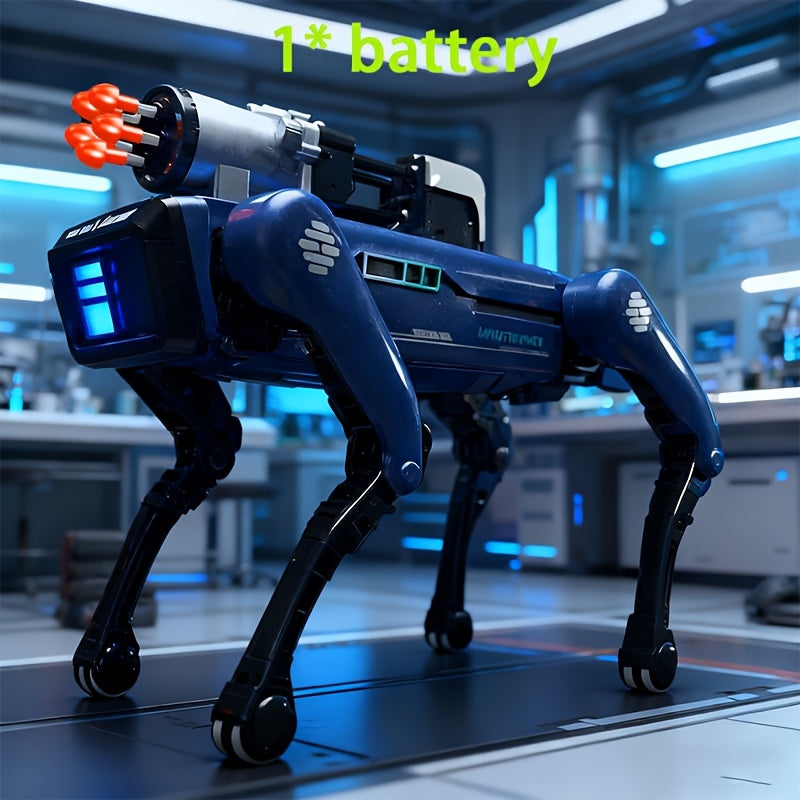 AI Robot Dog, Multi-Functional Robot Dog, 12 Voice Commands, Application Control, USB Charging, Perfect Holiday Gift and Prize, Fashionable Future Design, High-tech Gadget, Robot Toy