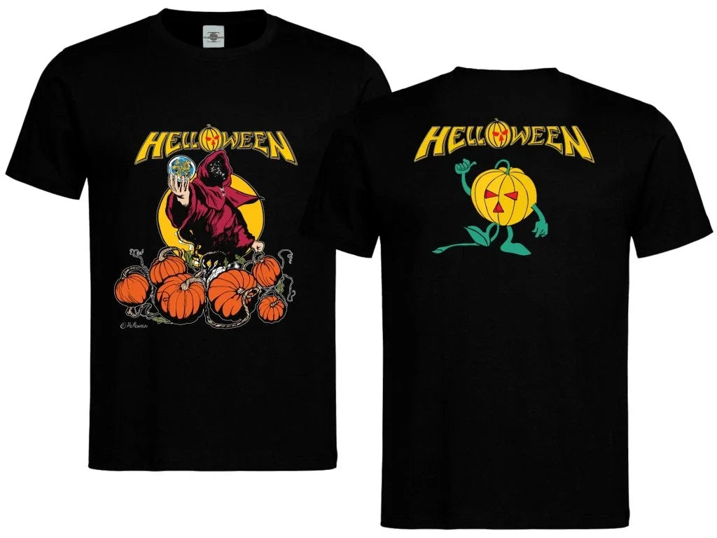 2025 Classic Rock Helloween T-shirts Male 3D Print Men Women Hip Hop Trend Short Sleeve Tshirt Street Loose Casual Oversized Top