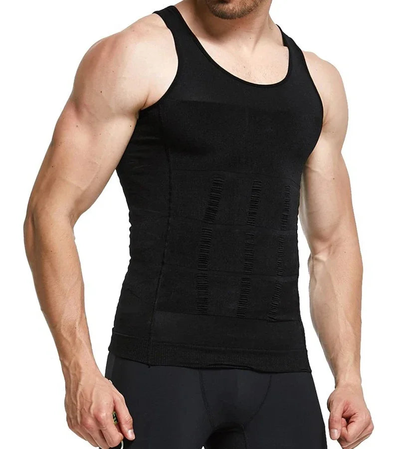 2/1 Slimming Vest Men's Slimming Bodysuit Slimming Waist Corset Corset Slimming Vest Slimming Slimming Tummy Trimming Shapewear