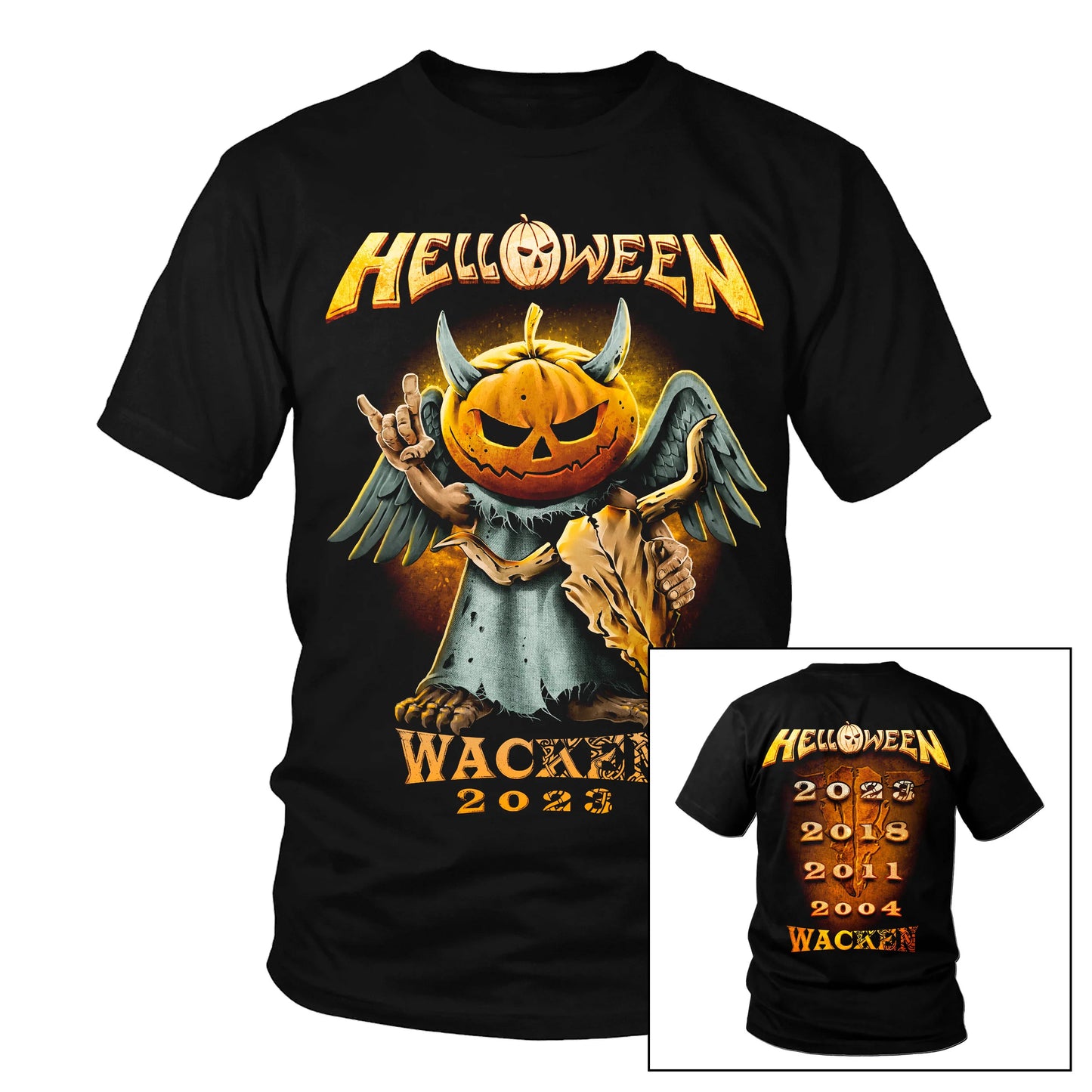 2025 Classic Rock Helloween T-shirts Male 3D Print Men Women Hip Hop Trend Short Sleeve Tshirt Street Loose Casual Oversized Top