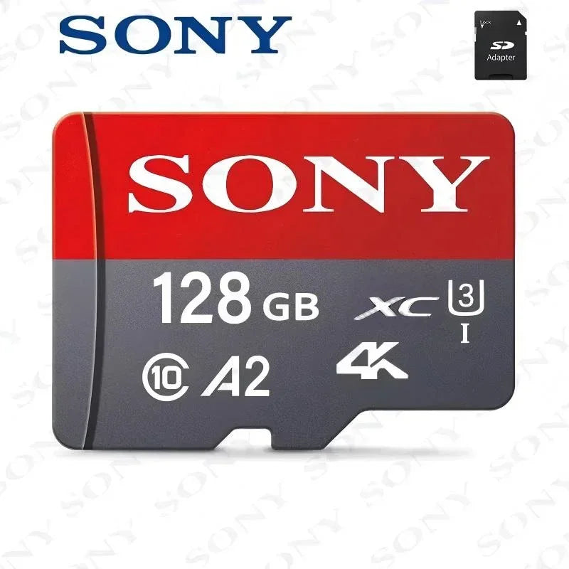 Sony Memory Card 1TB 512GB Micro SD TF 256GB 128GB U1 A1 Micro SD 64GB 100Mb Reading Speed Class 10 Flash Micro Card for Phone